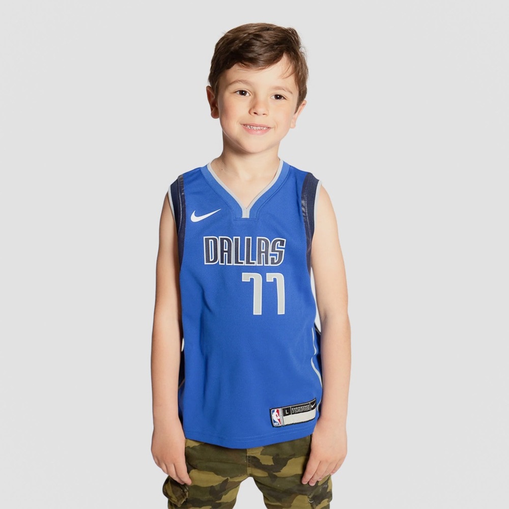 Nike Youth Blue Dallas Mavericks Basketball Jersey